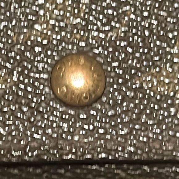 Louis Vuitton Monogram Compact Trifold Wallet Classic Brown Tan LV Logo Pattern - Picture 14 of 14